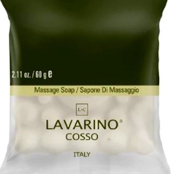 NEW Lavarino Cosso Massage Soaps Lot of 2 2.11oz/ 60 gr each Made in It… - Picture 3 of 3